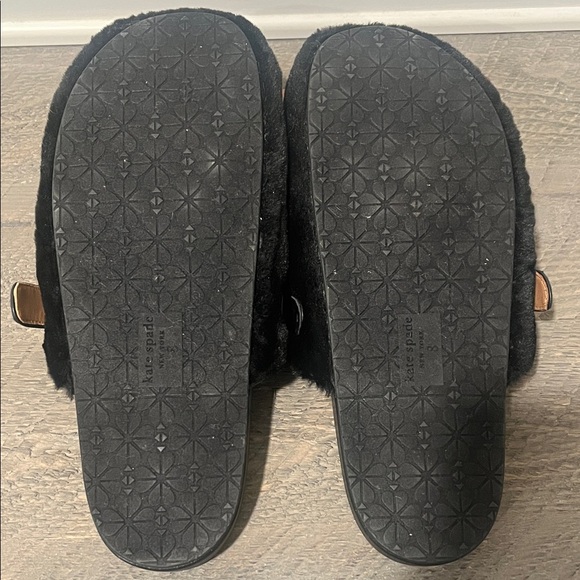 Kate Spade Cici Faux Fur Mules with Embellished Buckle NWOT Size 8 - Picture 5 of 7